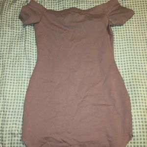 Mini dress lavender form fitting